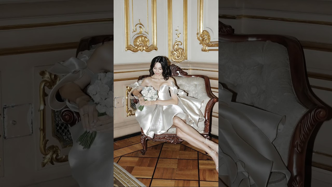 Красивое свадебное платье 