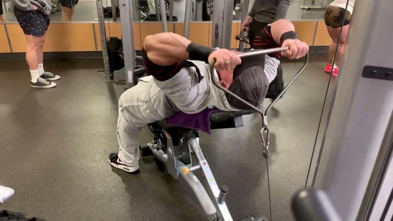 Dante Trudel triceps extensions with stretch 