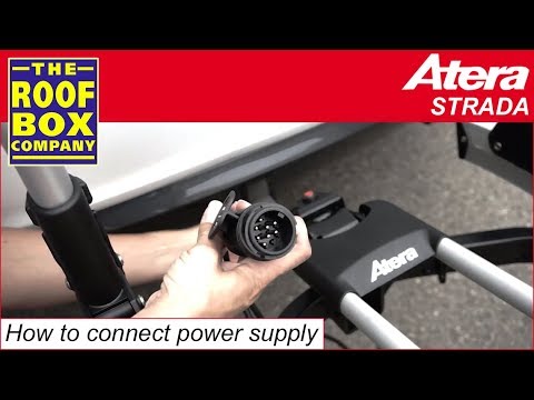 Atera Strada Bike Carriers - How to connect the power supply