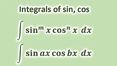 Integrating powers of sine, cosine, their products