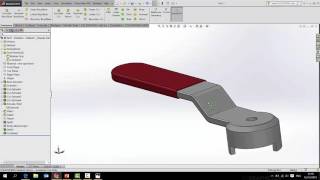 Solidworks Lever Valve Handle Part 2