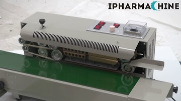 Automatic continuous plastic bag sealing machine with Coding Printer FR-900