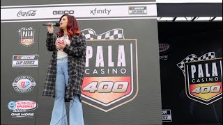 Jacqie Rivera - National Anthem at Nascar