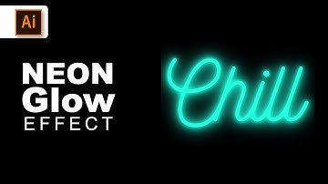 neon text in illustrator Urdu/Hindi