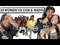 Dredatopic reacts to 20 women competing for cam  nadia