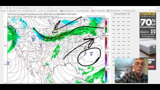 Active Weather Pattern In The Western US While Quiet and Warm In The East 04082017