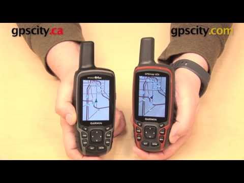 Garmin GPSMAP 64 vs. 62 Comparison Video with GPS City