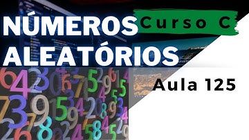 Curso de Programação C | Como gerar números aleatórios com a função rand() sem repetição? | aula 125