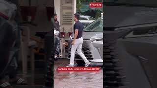 Ranbir kapoor spotted at Sanjay Leela Bhanshali's Office