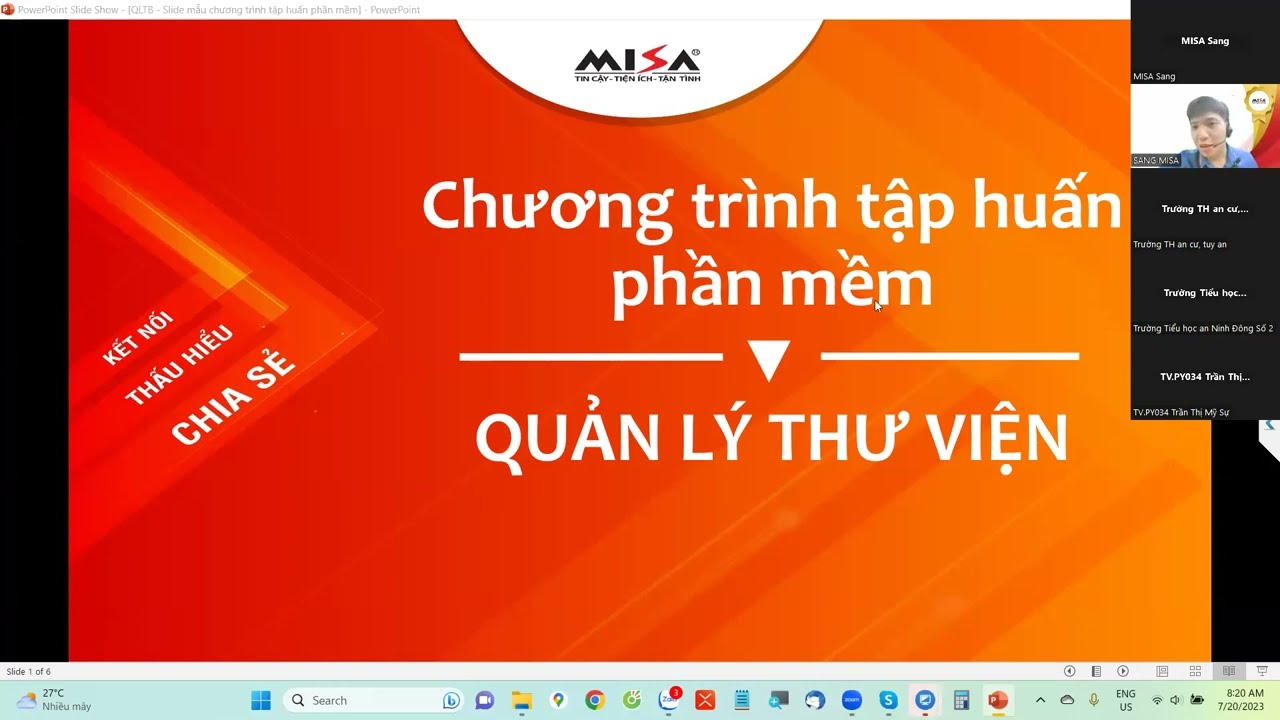 [07/2023] - PGD Tuy An - QLTV - Ngày 1