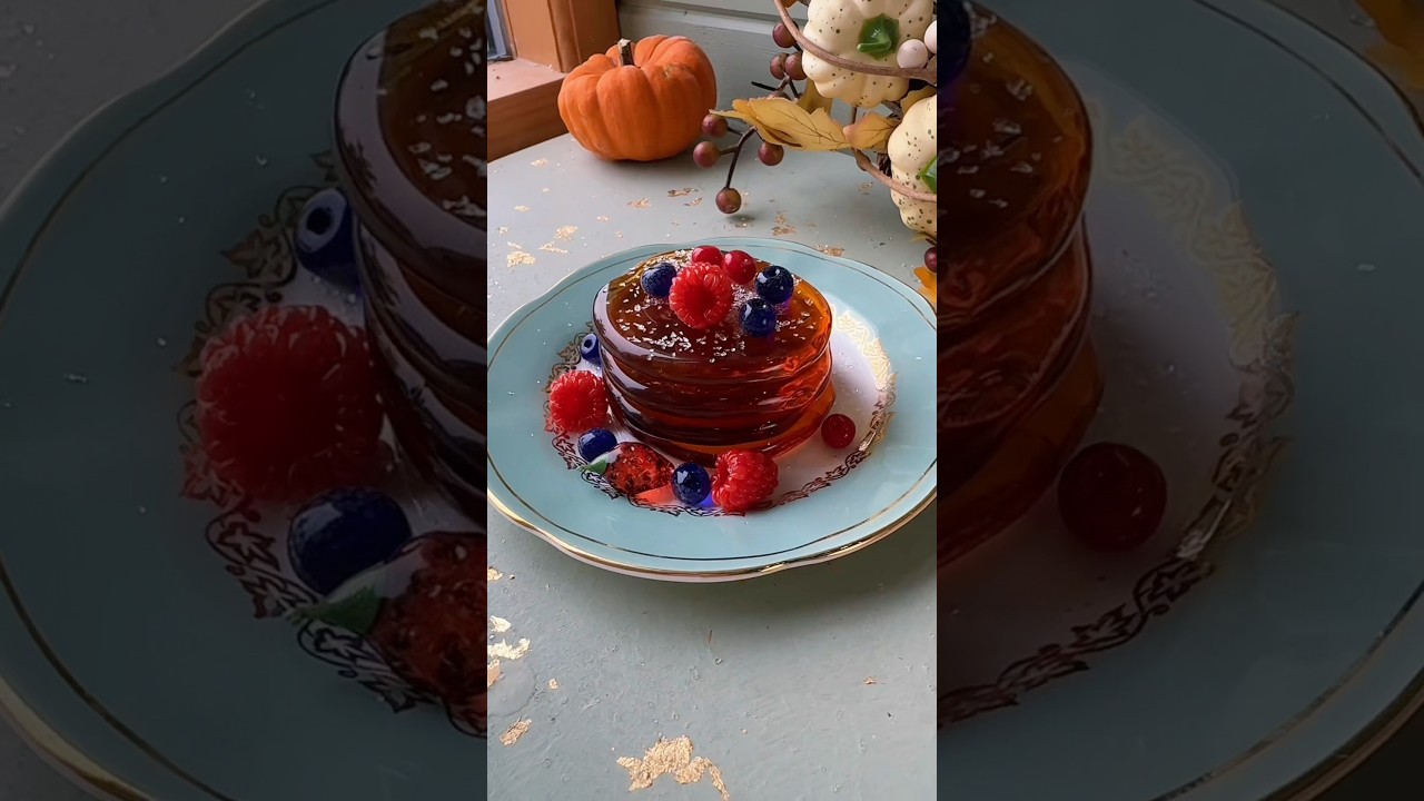 Блины из стекла Ai IRL #ai #pancakes #glass #trejayne