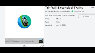 New Tri Rail gamepass train in Tri Rail Sim! screenshot 4