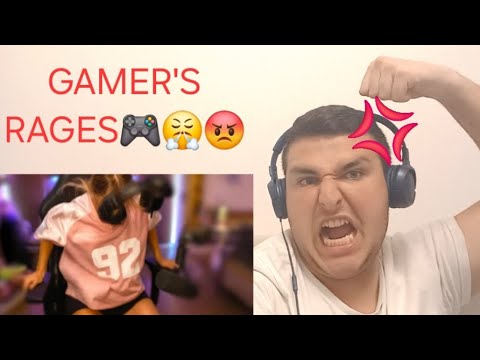 aaaaaaahhhhhh!!! 8 MINUTES OF GAMER RAGE 180 REACTION🎮🎧😤😡