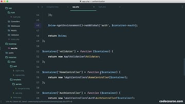 Authentication with Slim 3: Updating the navigation bar (19/29)