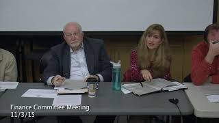 Acton, MA. Finance Committee 11/4/15