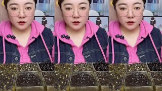 Mukbang buah markisa dan biji markisa 