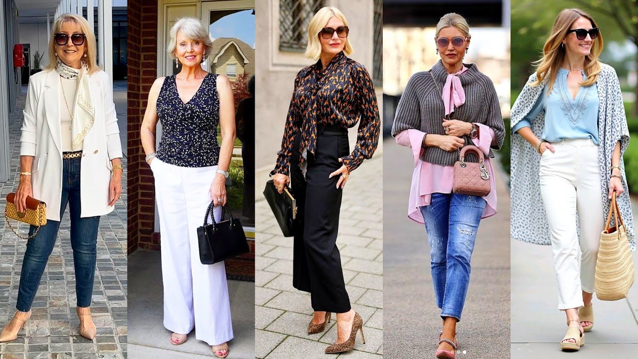 Business Outfits for women over 50 | Casual Outfits Fashion 2025 | Ltk Outfits over 50 