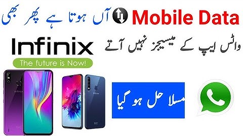 Infinix How To Fix notification  Whatsapp Messages loading Only after Opening app - Whatsapp