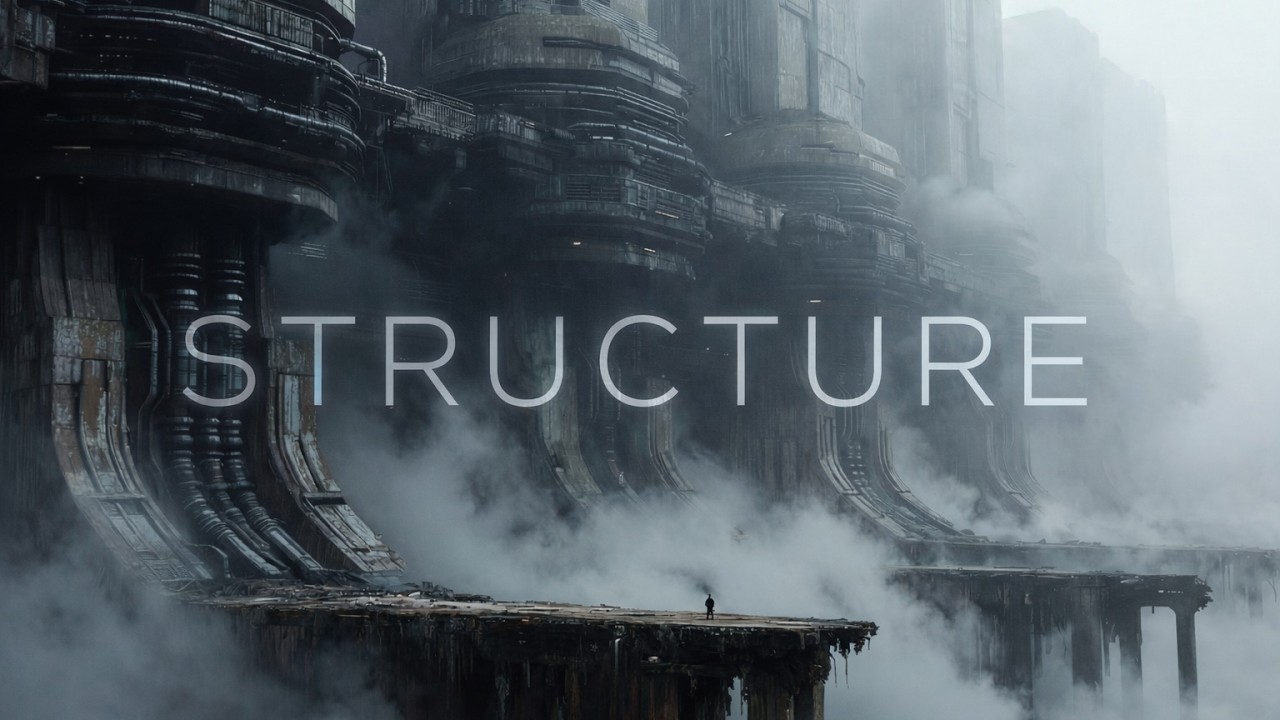 Dystopian Megafactory Ruins | Deep Healing Sci-Fi Ambient | Hypnotic Music for Focus & Relaxing