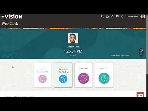 Time and Labor | How do I enter time with the Web Clock?