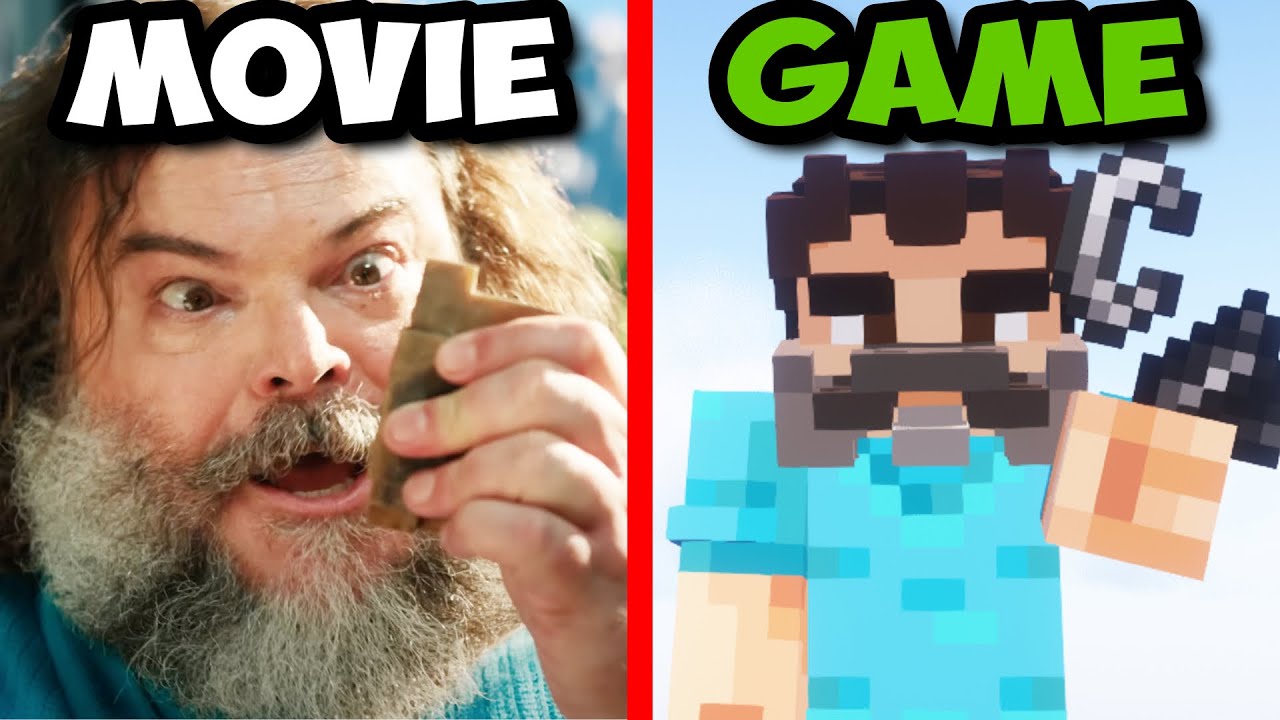 I Recreated the BEST Minecraft Movie Clips in REAL Minecraft - YouTube
