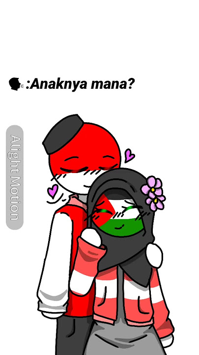 🇮🇩 x 🇵🇸 🗿anaknya mana?#countryhumans #indonesia #palestine #palindo