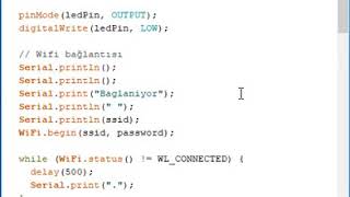 Esp 8266 Ile İnternet Üzerinden Led Yakmak