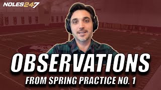 FSU Spring Practice | Three Pleasant Surprises from Day 1