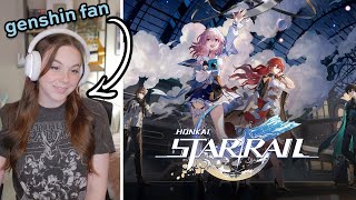 Genshin fan tries Honkai: Star Rail!!!