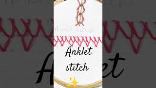 Anklet stitch ✨🪡