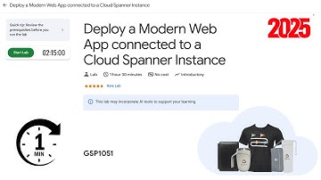 Deploy a Modern Web App connected to a Cloud Spanner Instance | GSP1051
