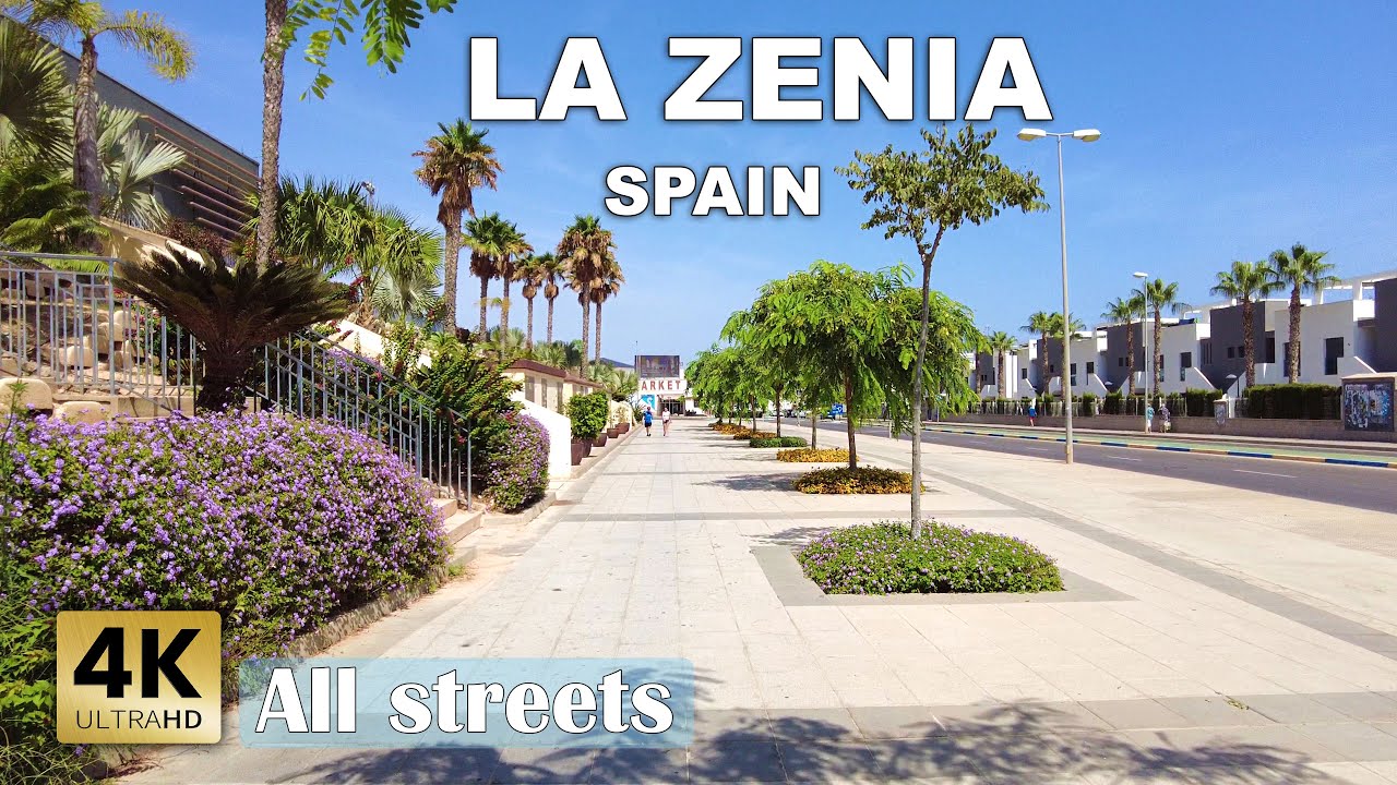 La Zenia, Spain - All Streets, Part 2 | Costa Blanca - Walking tour [4k 60fps]