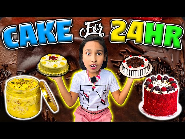 Eating Cakes For 24 Hours Challenge | Eating Yummy Cakes | #LearnWithPari