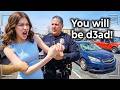 Bully Karen Enters Deadly Standoff With Cops and Tries to Fight