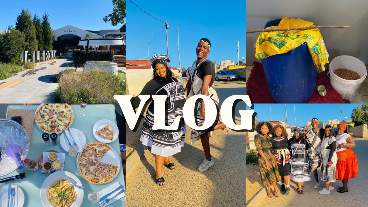 VLOG: Lunch with friends @HouseofJCLeRoux | Traditional Ceremony (uMcimbi)| 