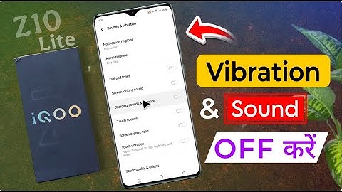 How to OFF Sound & Vibration in iQOO Z10 Lite | iqoo z10 lite Phone Ko Silent Kaise Kare