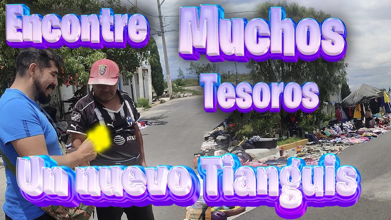 Chachareando encontré muchos tesoros en el tianguis