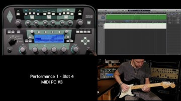 Kemper Profiler controlled via MIDI from DAW - Demo