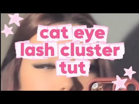 making a fierce cat eye – the lash curl Images High... How to Apply Lash Clusters for a Snatched Cat Eye | DIY Lash Tutorial 🐈 ...