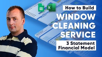 How to Build a Window Cleaning Service 3 Statement Startup Financial Model