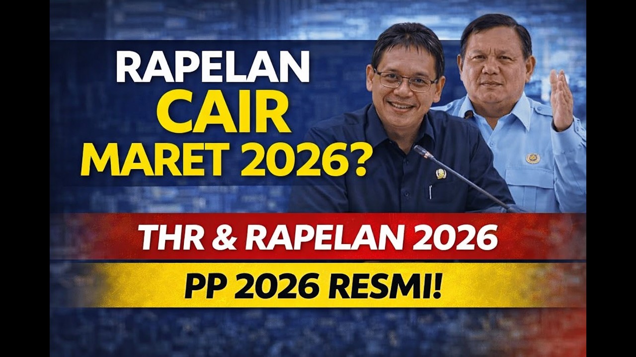 RAPELAN & THR PENSIUNAN 2026 CAIR MARET? PP TERBARU RESMI DITEKEN!