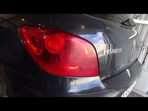 Как снять задние фонари и поменять все лампы. Peugeot 307.