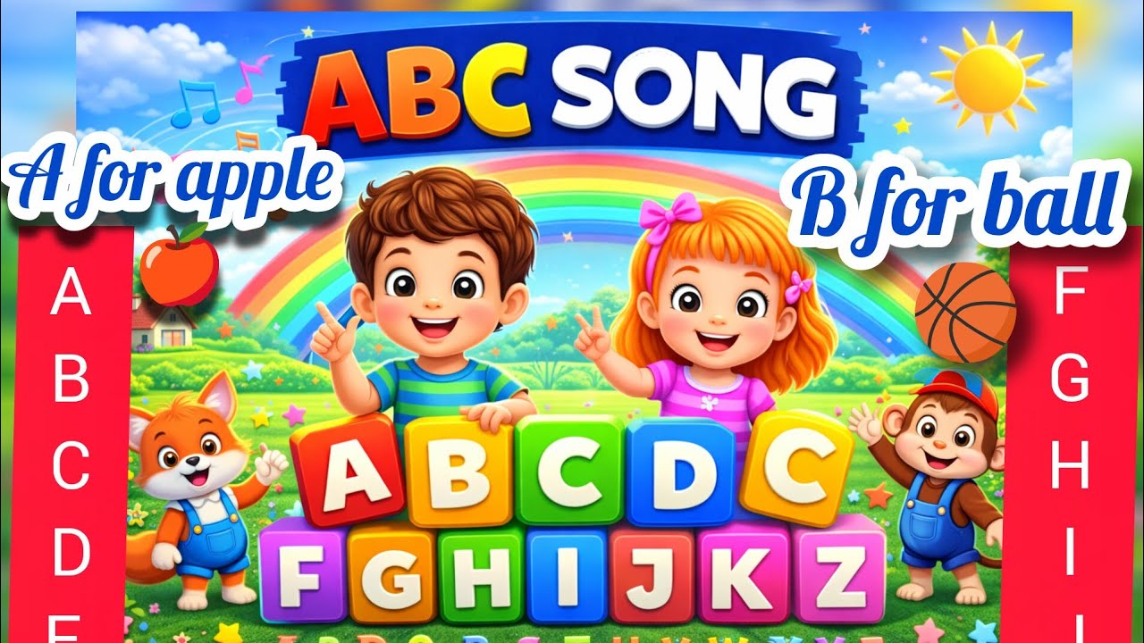 ABC Song for Kids  | ABCD Alphabet Song | Preschool Learning  | Kiddie Rhymes | kids video song