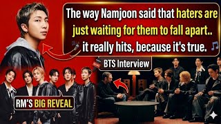 “The Way RM Said This… Hits Hard 💔 | BTS Rolling Stone Interview#BTS #rm #BTS interview#Rollingstone