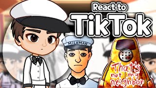 That’s Not My Neighbor React to Milkman Tiktok || Francis mosses || Gacha React