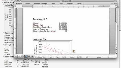 JMP Basics - Copying and Pasting Output