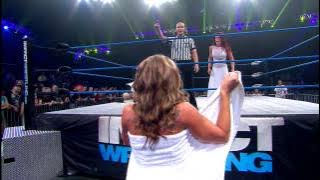 The Knockouts Evening Gown Match: Madison Rayne vs. Angelina Love