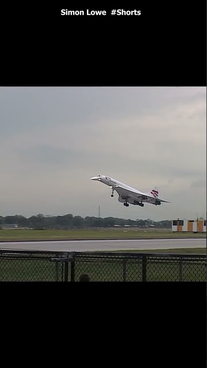 Concorde arrival into Manchester  |  2003 farewell UK tour #shorts
