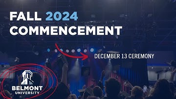 Fall 2024 Commencement