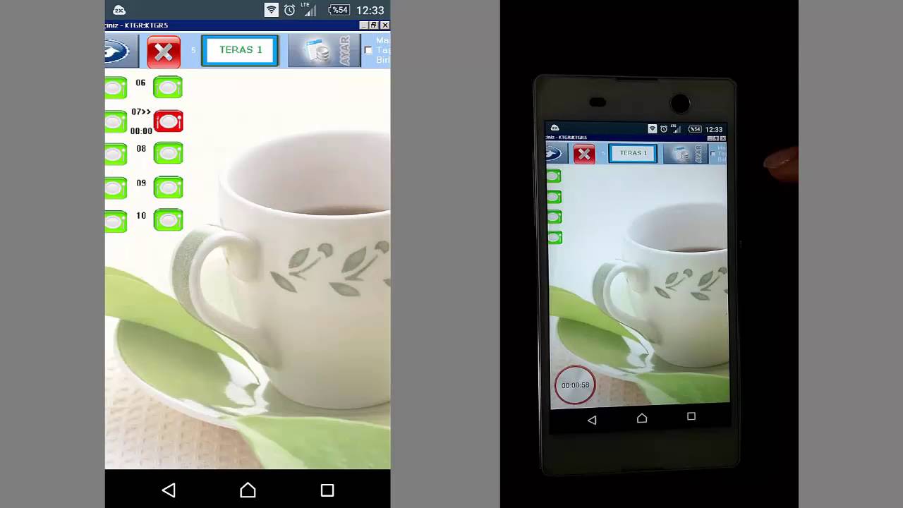 Cepte Telefonundan Tabletten Ekobim Restaurant Adisyon Programı Kullanımı